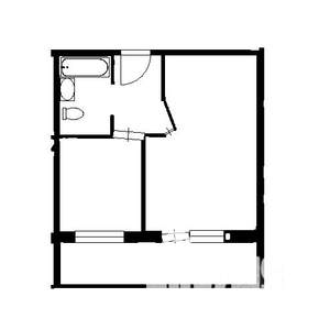 1-к квартира, на длительный срок, 29м2, 8/10 этаж