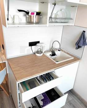 Студия квартира, на длительный срок, 21м2, 11/16 этаж