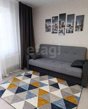 Студия квартира, на длительный срок, 27м2, 7/17 этаж