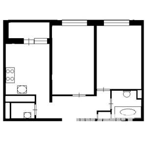 2-к квартира, на длительный срок, 52м2, 7/23 этаж
