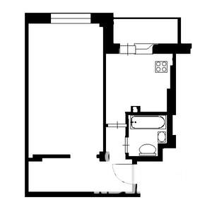1-к квартира, на длительный срок, 37м2, 1/17 этаж
