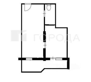 1-к квартира, на длительный срок, 38м2, 19/22 этаж
