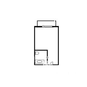 1-к квартира, на длительный срок, 30м2, 18/25 этаж