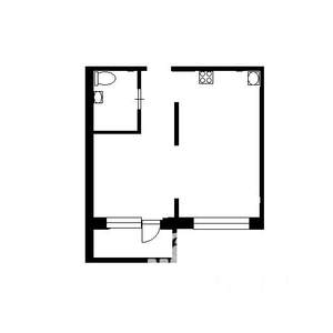 2-к квартира, на длительный срок, 36м2, 12/17 этаж