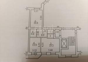 2-к квартира, на длительный срок, 75м2, 2/10 этаж