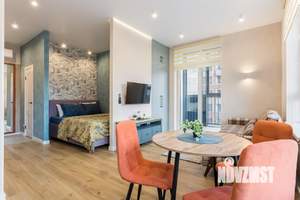 Студия квартира, посуточно, 30м2, 3/25 этаж