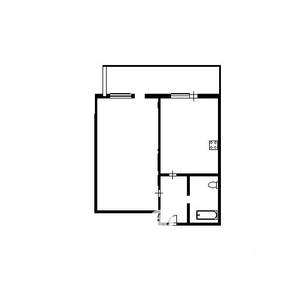 1-к квартира, на длительный срок, 48м2, 14/27 этаж