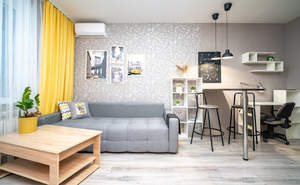 Студия квартира, на длительный срок, 28м2, 17/25 этаж