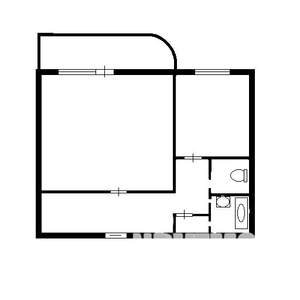 1-к квартира, на длительный срок, 40м2, 8/10 этаж