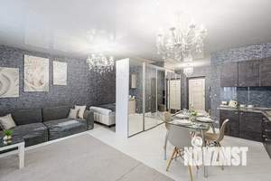 Студия квартира, посуточно, 48м2, 16/25 этаж