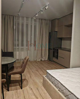 Студия квартира, на длительный срок, 28м2, 12/25 этаж