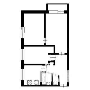 3-к квартира, на длительный срок, 55м2, 3/9 этаж
