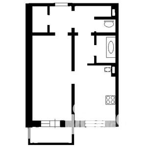 1-к квартира, на длительный срок, 42м2, 9/12 этаж