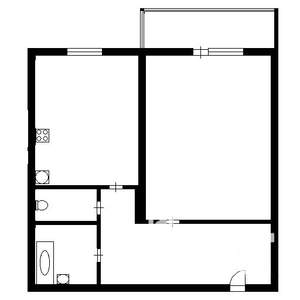 1-к квартира, на длительный срок, 42м2, 7/9 этаж
