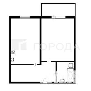 1-к квартира, на длительный срок, 34м2, 3/10 этаж