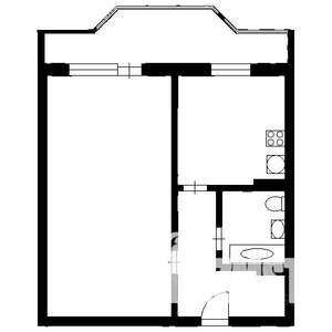 1-к квартира, на длительный срок, 37м2, 3/17 этаж