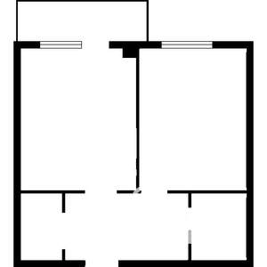 1-к квартира, на длительный срок, 43м2, 5/10 этаж