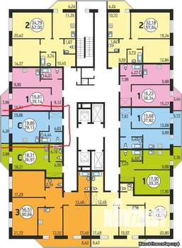 Студия квартира, на длительный срок, 29м2, 7/25 этаж