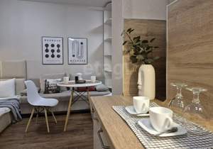 Студия квартира, на длительный срок, 28м2, 8/26 этаж