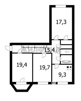 3-к квартира, на длительный срок, 90м2, 7/7 этаж