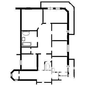 5-к квартира, на длительный срок, 190м2, 6/9 этаж