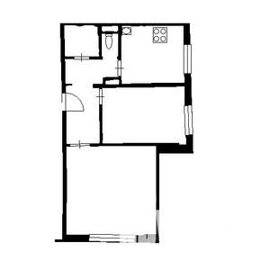 2-к квартира, на длительный срок, 51м2, 10/10 этаж