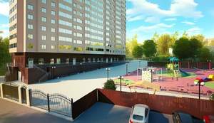 1-к квартира, на длительный срок, 40м2, 2/25 этаж