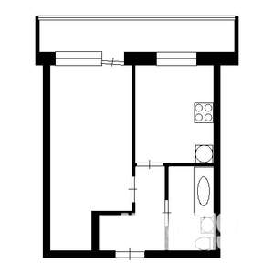 1-к квартира, на длительный срок, 37м2, 8/10 этаж