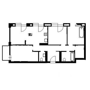 3-к квартира, на длительный срок, 80м2, 9/10 этаж
