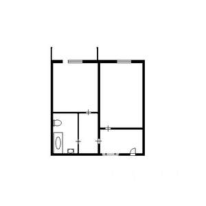 2-к квартира, на длительный срок, 42м2, 14/17 этаж