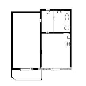 1-к квартира, на длительный срок, 39м2, 16/16 этаж
