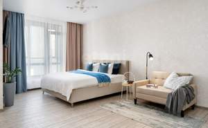 Студия квартира, на длительный срок, 43м2, 9/30 этаж