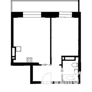2-к квартира, на длительный срок, 43м2, 10/23 этаж