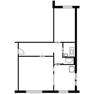 2-к квартира, на длительный срок, 54м2, 8/10 этаж