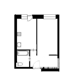 1-к квартира, на длительный срок, 40м2, 19/19 этаж