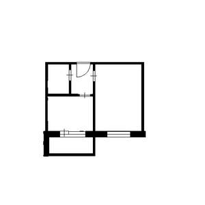 1-к квартира, на длительный срок, 33м2, 3/10 этаж
