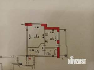 2-к квартира, на длительный срок, 43м2, 2/17 этаж