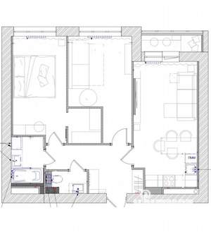 3-к квартира, на длительный срок, 65м2, 17/25 этаж