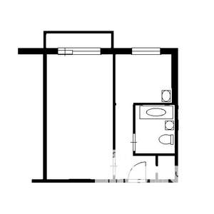 1-к квартира, на длительный срок, 30м2, 8/9 этаж