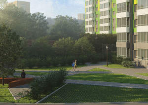 1-к квартира, на длительный срок, 36м2, 13/17 этаж