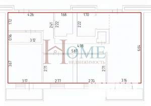 3-к квартира, на длительный срок, 74м2, 12/18 этаж