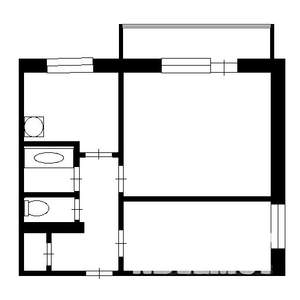 2-к квартира, на длительный срок, 42м2, 7/10 этаж