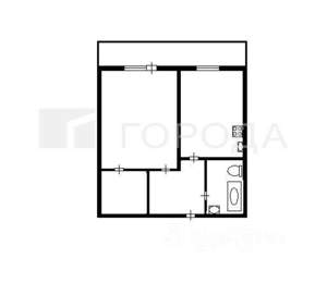 1-к квартира, на длительный срок, 30м2, 5/5 этаж