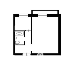 1-к квартира, на длительный срок, 33м2, 11/12 этаж
