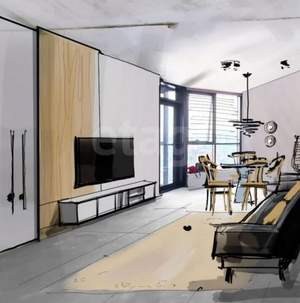 2-к квартира, на длительный срок, 67м2, 28/30 этаж