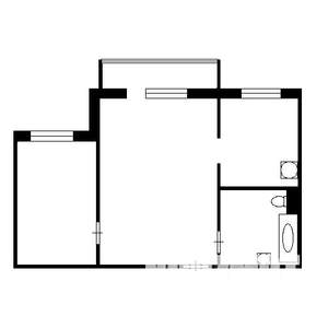 2-к квартира, на длительный срок, 55м2, 9/10 этаж
