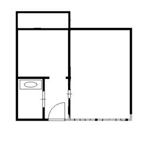 1-к квартира, на длительный срок, 33м2, 1/5 этаж