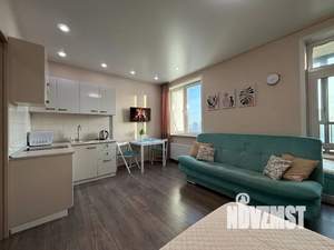 Студия квартира, посуточно, 35м2, 12/25 этаж