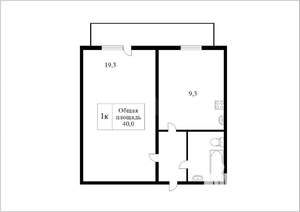 1-к квартира, на длительный срок, 35м2, 3/9 этаж