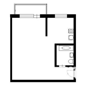1-к квартира, на длительный срок, 30м2, 5/5 этаж